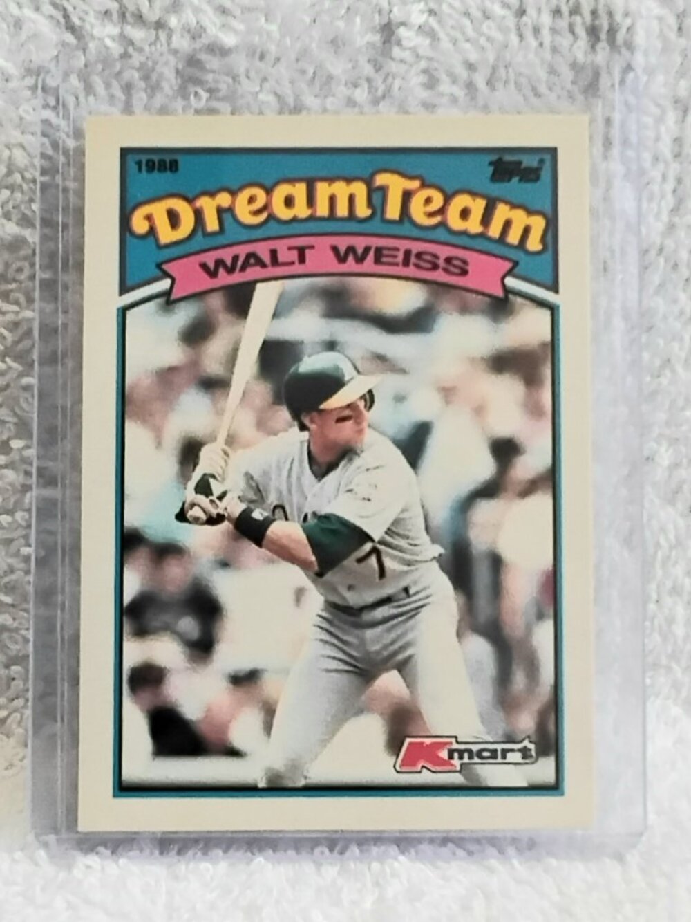 5/$20 Mint 1988 Topps/Kmart Walt Weiss Dream Team RC of 1988 MLB Card 4!!